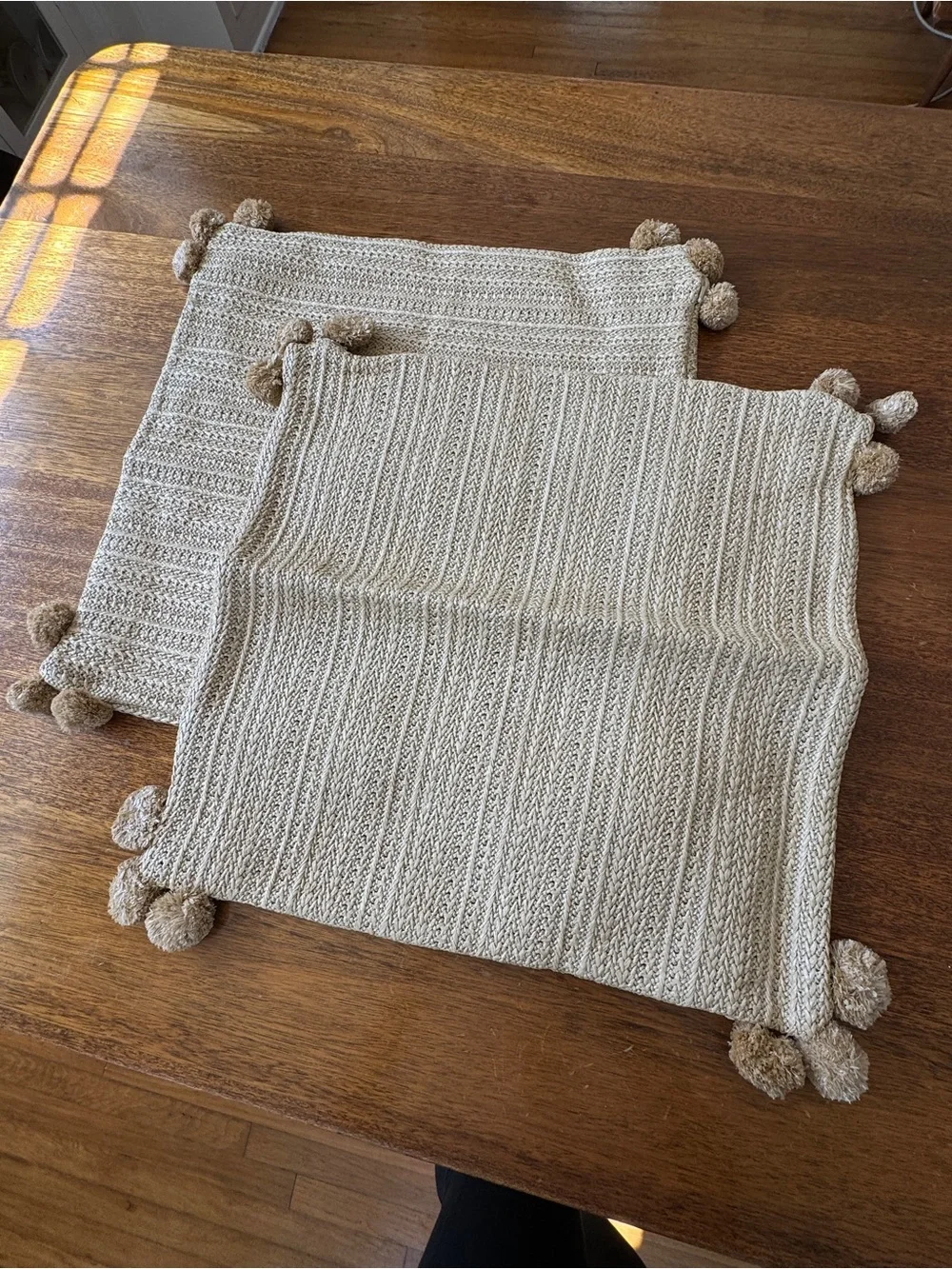 Serena & Lily Outdoor “Rattan” Pillow Covers - Set of 2